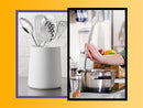 YBM Home Slotted Skimmer - Seamless One-Piece Cooking Spoon Quickly Extract Foods from Hot Water, 13-Inch, 1164