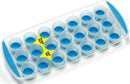 Chef Craft Select Plastic Ice Cube Tray, 11 inch in length yields 21 cubes, Color May Vary