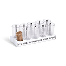 Chanukah Plastic Cups with Wicks and Tzinorot