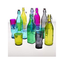 Bormioli Rocco Giara Blue Glass Bottle with a Swing Top and Hermetic Seal