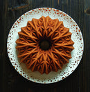 Nordic Ware Cut Crystal Cast Bundt Pan, 10 Cup Capacity, Gold