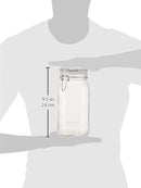 Fido Clear Glass Jar with 85 mm Gasket, 1.5 Liter