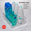 Copco Mini Large Storage Bin, 11.5 x 8.5 x 3.5 Inch, Clear