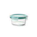 OXO Good Grips 2 Cup Smart Seal Glass Round Food Storage Container, Clear, 1 Count (Pack of 1)