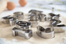 Fox Run Number 0 - 9 Cookie Cutter Set, Silver