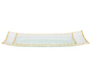 Gold Rimmed Gamma Tray 14" X 6"