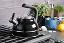 2.3 Qt Stainless Steel Tea Kettle – Black