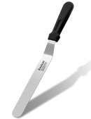Uniware 10" Stainless Steel Cake Decorating Thin Spatula With Black Handle