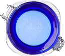 1.5L Fido Square Jar with Blue Lid- 2pcs