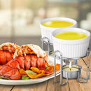 Norpro Butter Warmers, Set of 2, 1 EA, White