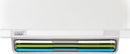 Joseph Joseph 3-piece multicolor cutting board set in a slim under-shelf hanging case on a white background.