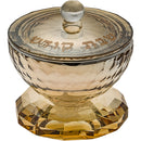 Crystal Salt Well Gold Accent
