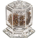 Acrylic Besamim Holder with Silver Glitter