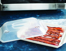 Nordic Ware Bacon Rack with Lid, 10.25x8x2 Inches, White