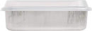  Nordic Ware natural aluminum square cake pan with a clear plastic lid, shown on a white background.