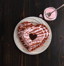Nordic Ware Cast Bundt Bakeware Tiered Heart, 12-Cup, Toffee