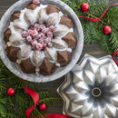 Nordic Ware Vintage Star Bundt Cake Pan, quotL x 9.67&quotW x 3.9&Quoth, Silver