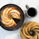 Nordic Ware Heritage Bundt 6 Cup, Gold