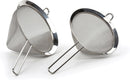 RSVP International Endurance Kitchen Collection, Stainless Steel Fine Mesh Conical Sieve/Colander, 8-Inch
