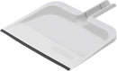 Clip-On Dustpan with Rubber Lip - White