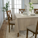 Linen 70" X 120" Waterproof Wrinkle Proof Tablecloth