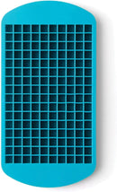 Crushed Ice Cubes Tray, Blue laid flat