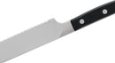 9-inch ZWILLING J.A. Henckels Z15 serrated bread knife with stainless steel blade and black POM handle, shown on a white background.