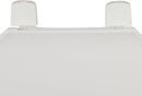Bath Bliss Deluxe Plastic Round Toilet Seat in White
