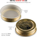33.75 oz Bormioli Rocco Quattro Stagioni lid design, shown on a white background.