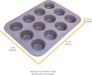 12-Cup Aurora Nonstick Muffin Pan - Iridescent