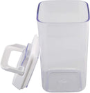 1.2L Plastic Airtight Stackable Food Storage Container, perfect for organizing and preserving food. Transparent design for easy visibility, with secure airtight lid to keep contents fresh. Stackable for efficient storage in kitchen cabinets or pantry.