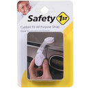 White Safety 1st adjustable all-purpose strap for child safety shown coiled on a white background.