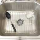Almond colored wire sink protector by Better Houseware, 18.125" x 12.75"
