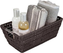 Rattan Tote Chocolate 11.5"x6.5"x4.5"