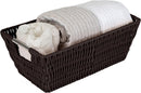 Rattan Tote Chocolate 11.5"x6.5"x4.5"
