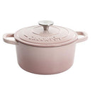 3-Quart Enameled Cast Iron Dutch Oven – Blush Pink