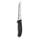 Victorinox 6-inch flexible boning knife with a stainless steel blade and black ergonomic Fibrox handle.