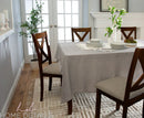 Silver 70" X 120" Waterproof Wrinkle Proof Tablecloth