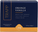 Side view of the Trapp No. 4 Orange Vanilla Small Poured Candle packaging, highlighting the No. 4 designation in embossed detailing.