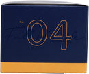 A three-quarter angled view of the Trapp No. 4 Orange Vanilla Small Poured Candle packaging, showcasing its premium and gift-worthy design.