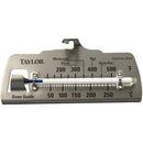 Close-up of Taylor 5921N oven thermometer with Fahrenheit and Celsius scale