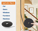 1-1/4" X 17' Gray Insulation Strip-Premium Window Seal Protects Against Heat Loss, Wind & Dust-Self Adhesive Stick-On Door Seal-Highly Resistant Foam Weather Strip-Durable & Long Lasting