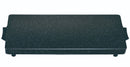 Compact 23" x 13" Magic Mill enamel coated hot plate with non-slip rubber feet, rounded edges, and a 1-year warranty.
