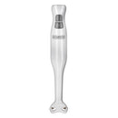 White Dominion immersion hand blender with two-speed button control