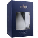 A side-angled view of the Trapp ultrasonic diffuser box, showing the product window and branding.