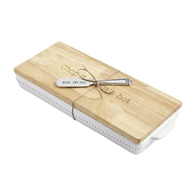 Circa Ceramic Tray & Cutting Board Set