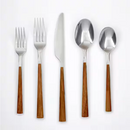 Holister Sequoia 20pc Mahogany Flatware Set