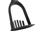 Close up of the grey masher, shown on a white background
