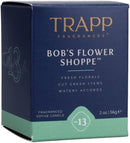 Trapp No. 13 Bob’s Flower Shoppe 2 oz votive candle shown inside its packaging