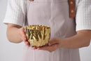 Pampa Bay Porcelain Snack Bowl, Mascali D'oro, Gold